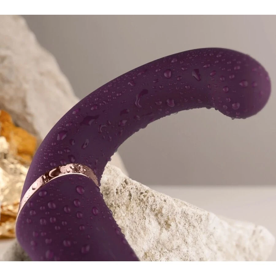 ROCKS-OFF - GEMINI DUAL VIBRATOR G-SPOT CLITORIS STIMULATOR PURPLE
